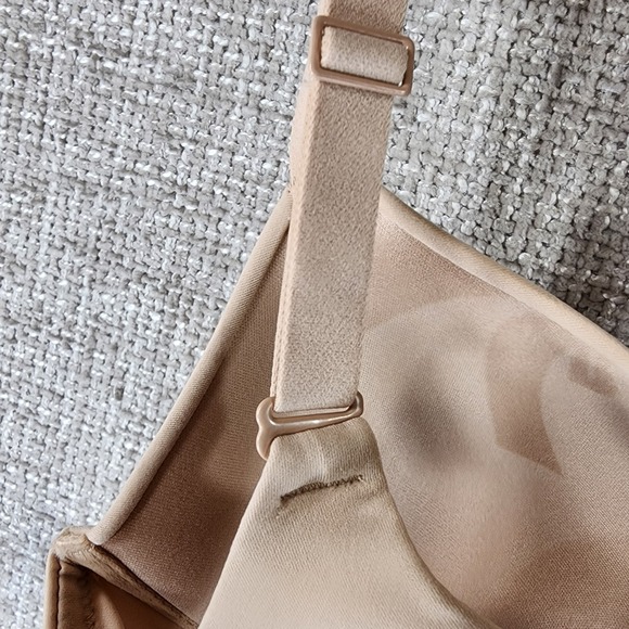 Skims Fits Everybody T-Shirt Bra Womens 36D Beige Underwire Padded Demi EUC - Picture 8 of 13